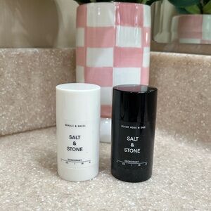 Salt & Stone Duo Deodorant - Black Rose & Neroli
